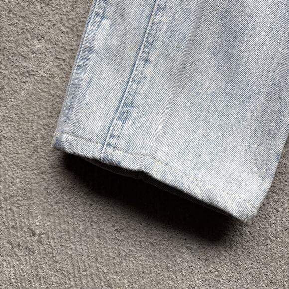 Deadstock 90s Dockers Jeans 30x32 Pleated Denim Levi’s Baggy Acid Wash Vintage - Picture 5 of 16